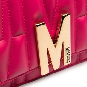Moschino Quilted Leather Shoulder Bag